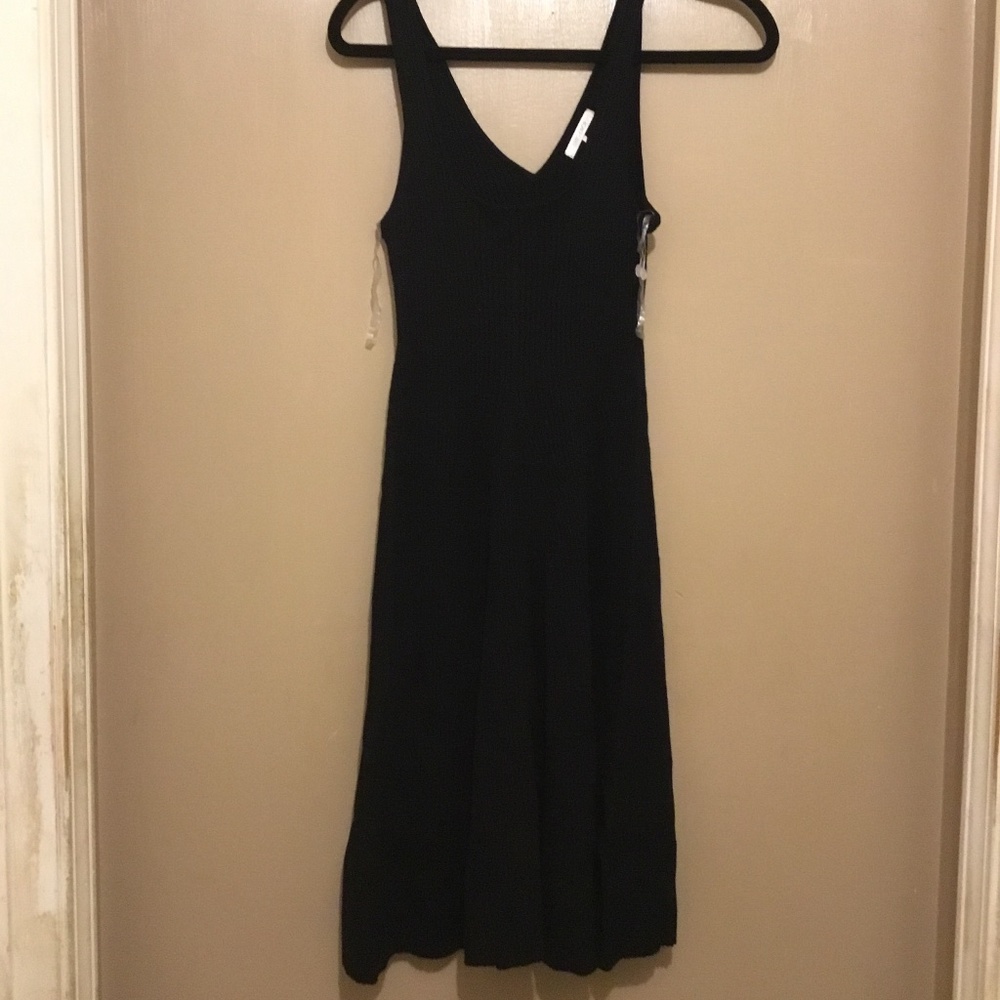 New knit black stitch drop size large
